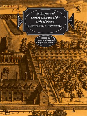 cover image of An Elegant and Learned Discourse of the Light of Nature